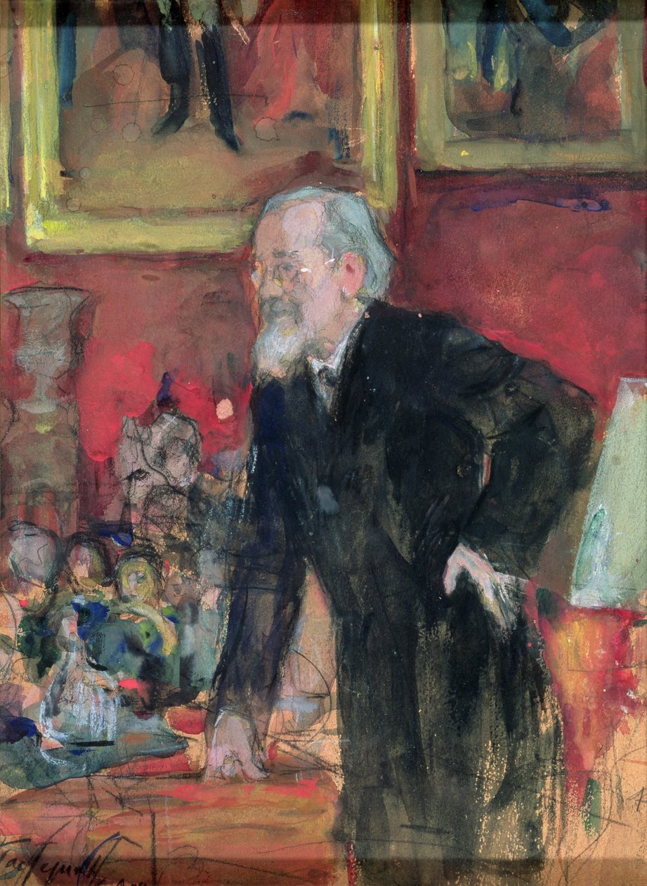 Portrét V. O. Klučevského (1841-1911) 1908 od Leonid Osipovic Pasternak