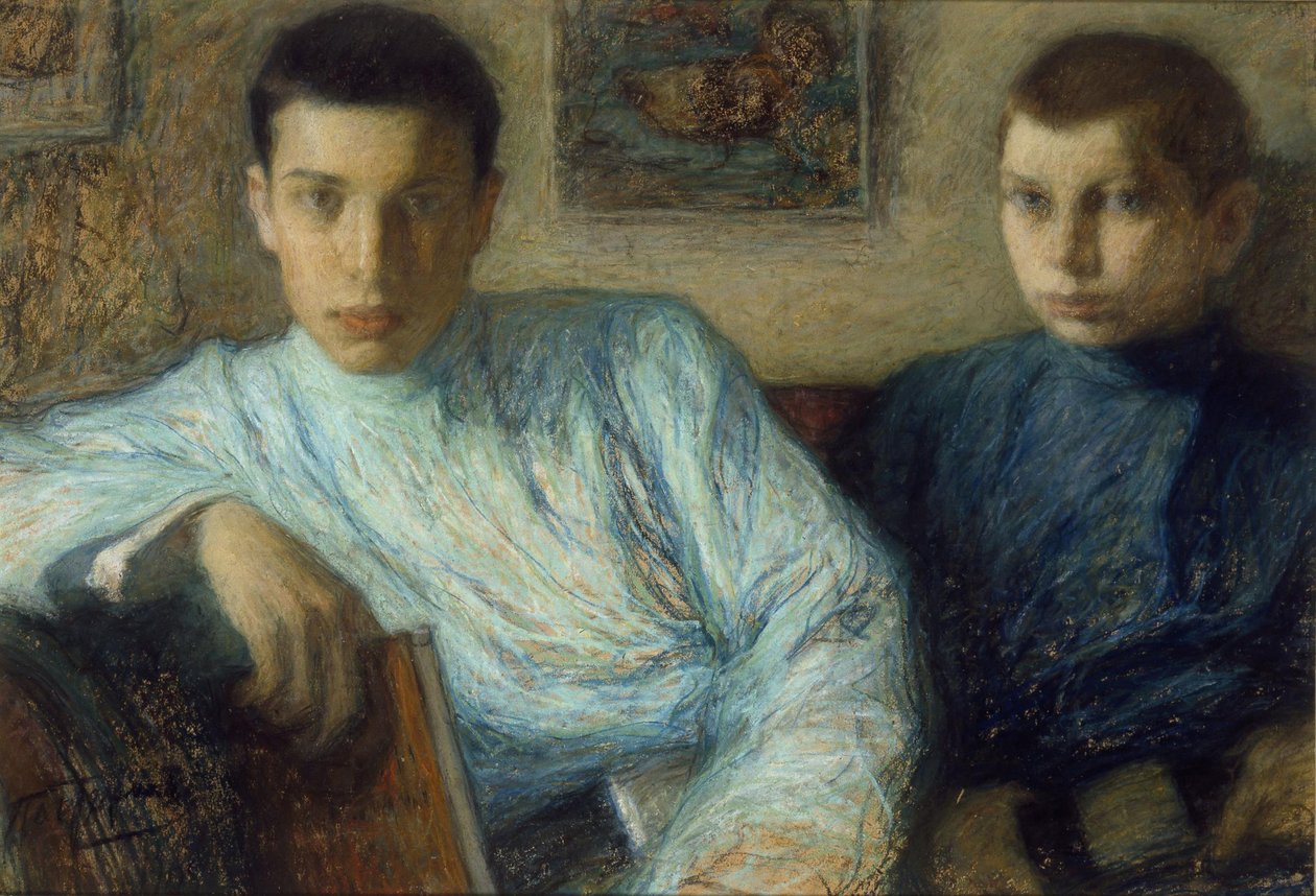 Portrét Borise a Alexandra Pasternakových, 1905 od Leonid Osipovic Pasternak