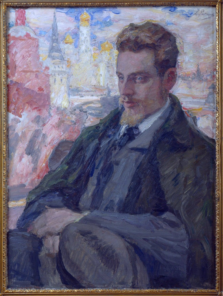 Portrét básníka Rainer Maria Rilke (1875-1926), od Pasternaka, Leonid Osipovič (1862-1945). Olej na plátně od Leonid Osipovic Pasternak