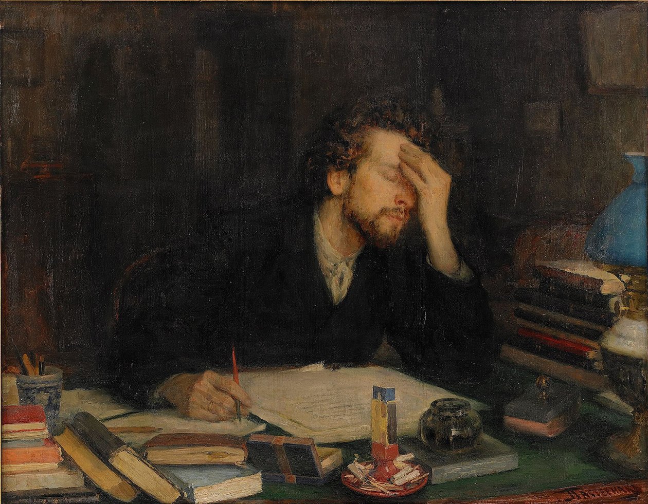 Muka tvůrčí práce od Leonid Osipovic Pasternak
