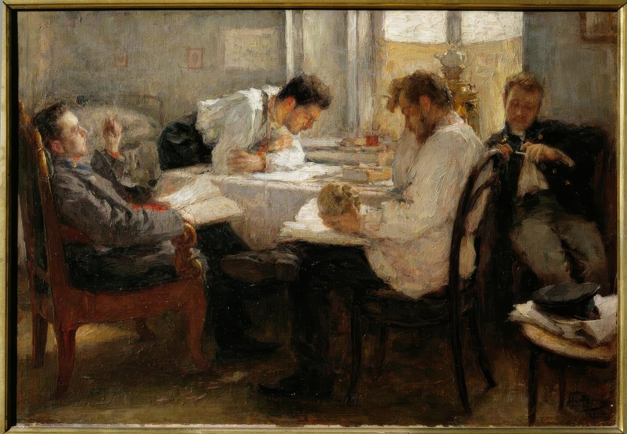Večer před zkouškou od Leonid Osipovic Pasternak