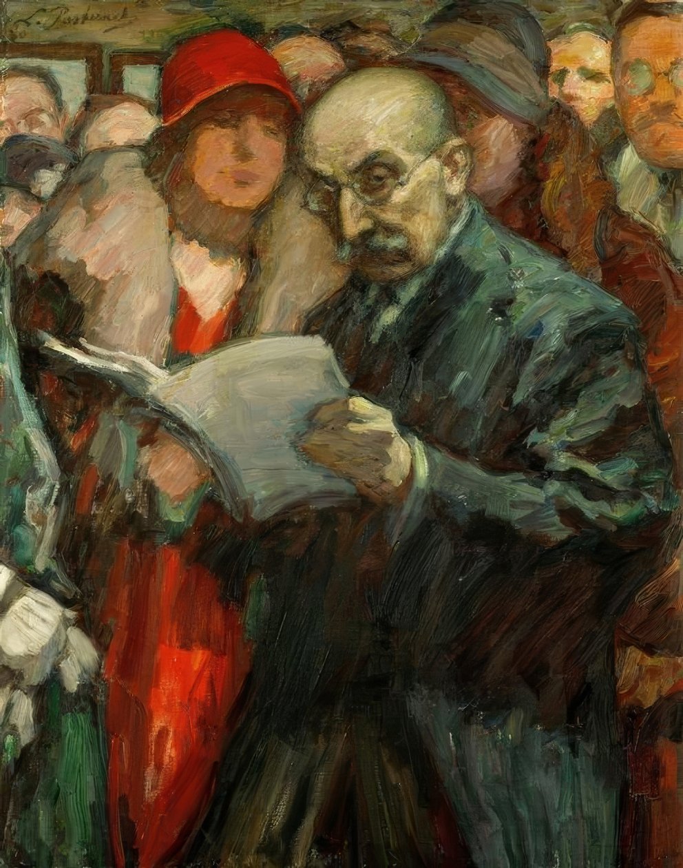 Max Liebermann, prezident Berlínské akademie umění od Leonid Osipovic Pasternak