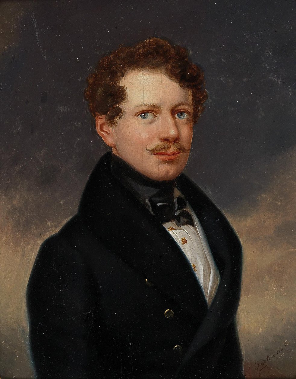 Portrait of a gentleman English: Portrait of a Gentleman od Leopold Fertbauer