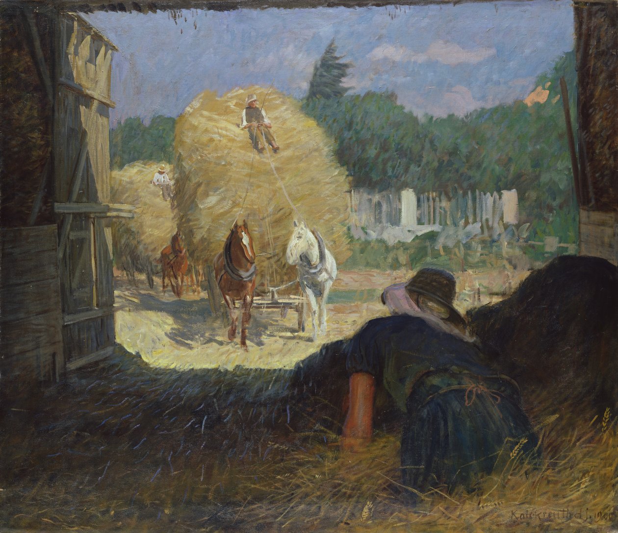 Doba sklizně, 1900 od Leopold Karl Walter von Kalckreuth