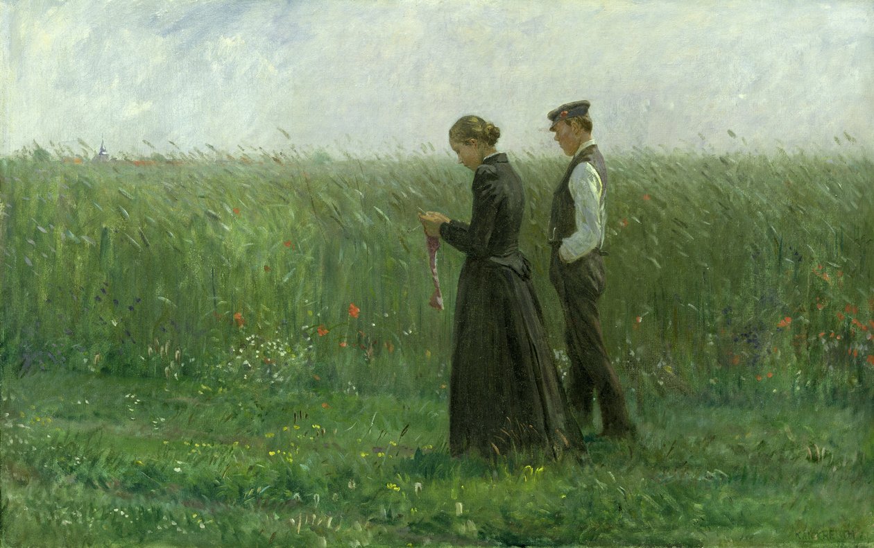 Nedělní odpoledne, 1893 od Leopold Karl Walter von Kalckreuth