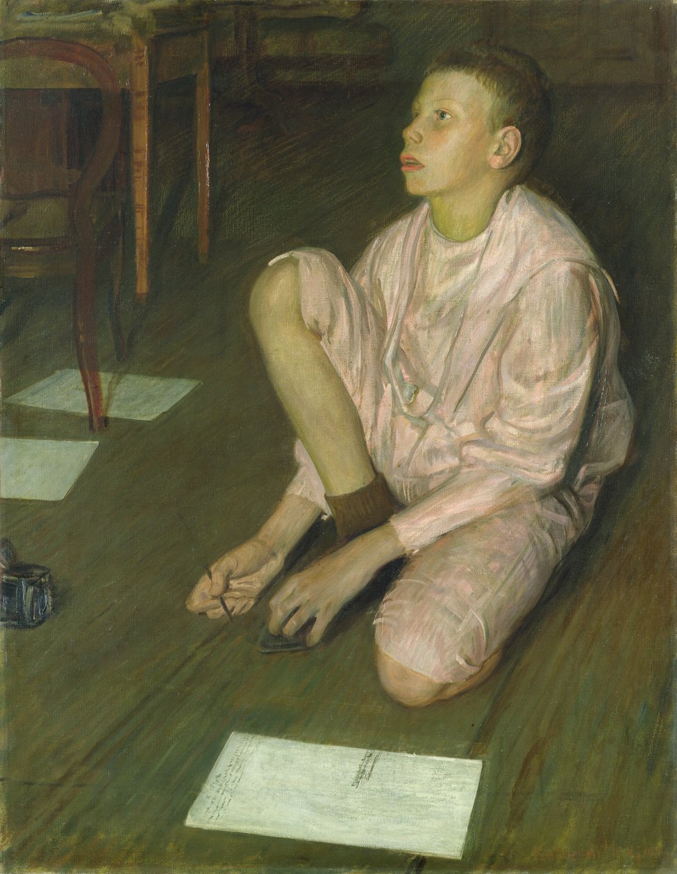 Wolf, syn umělce, 1900 od Leopold Karl Walter von Kalckreuth