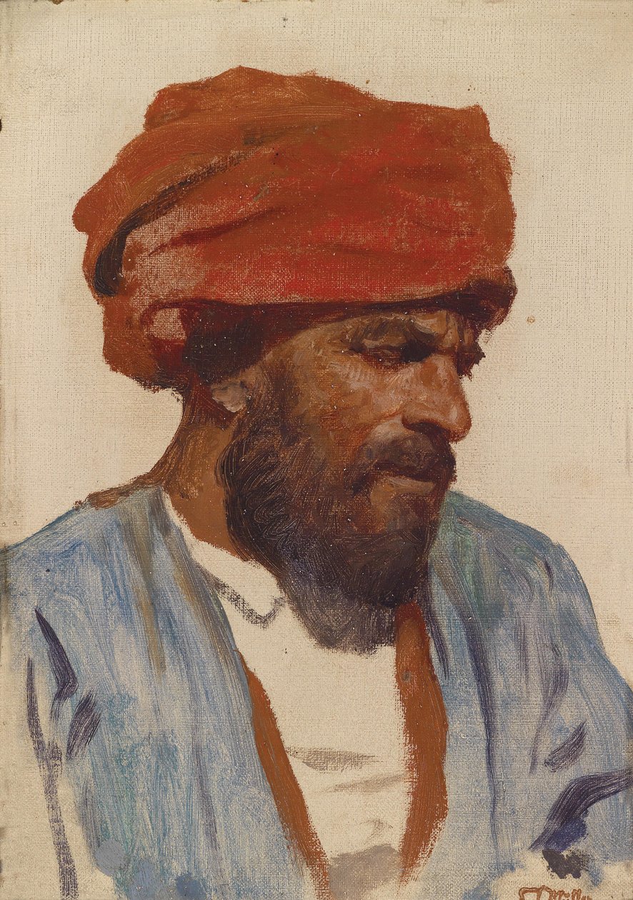Portrét orientální od Leopold Muller