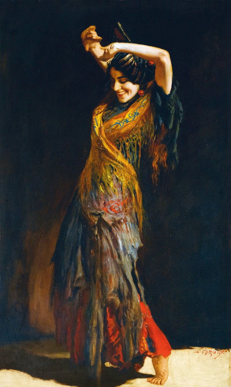 Tanečník flamenca od Leopold Schmutzler
