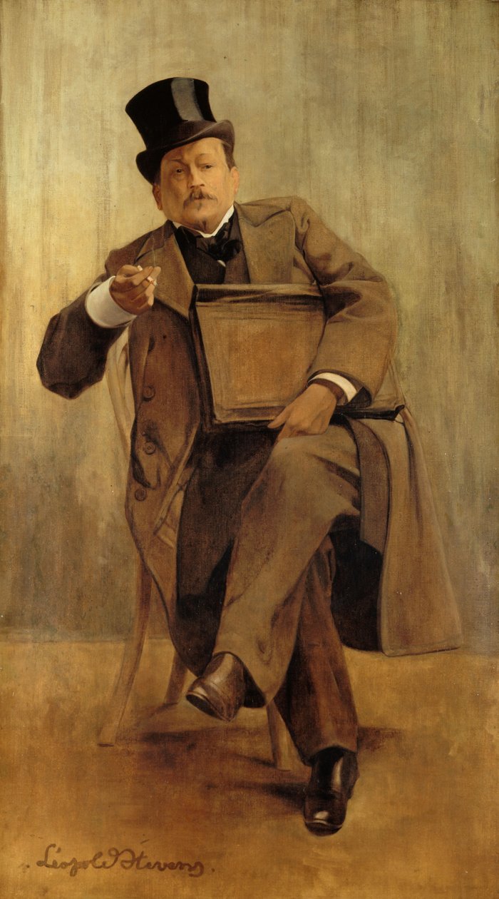 Portrét Georgese Courtelina od Leopold Stevens