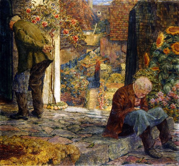 Chudák v Melku (olej, tempera a tužka na palubě) od Leopold Blauensteiner