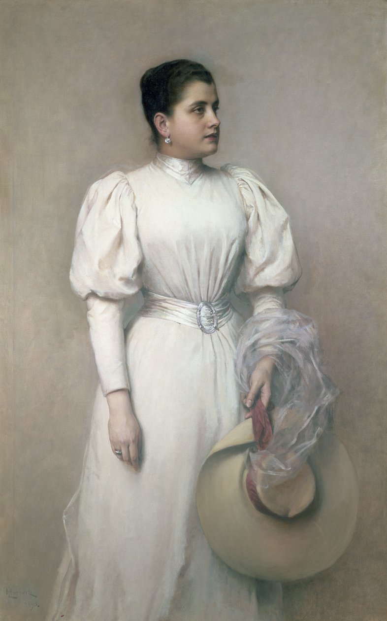 Marie Renard, operní pěvkyně Hof Opera a manželka Kinského, 1893 od Leopold Horovitz