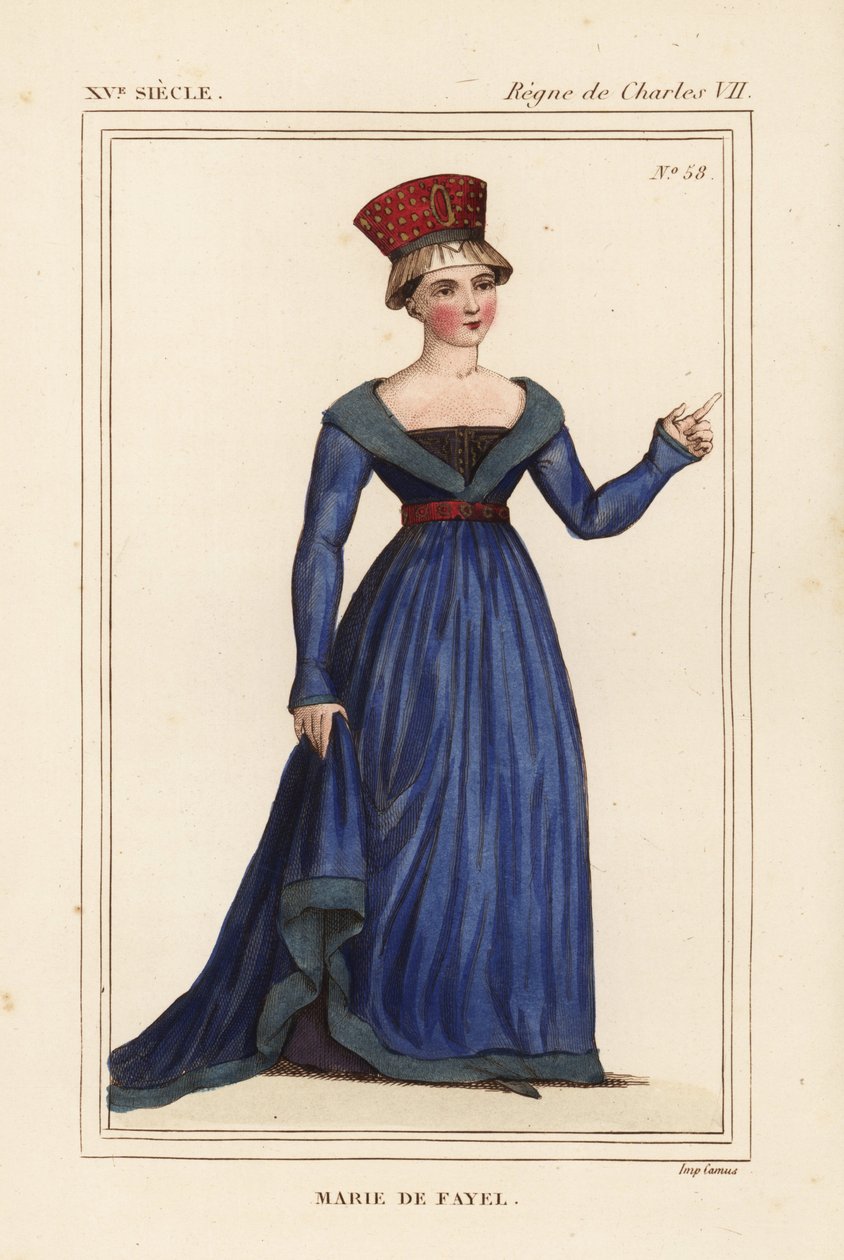Marie de Fayel, hraběnka z Dammartinu, manželka Renauda de Nanteuil, seigneur d