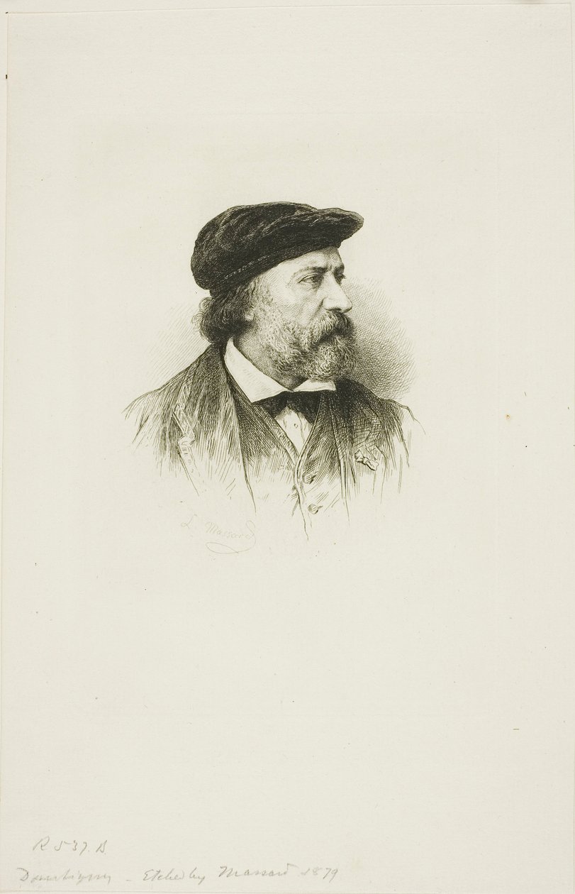 Portrét Daubigny od Leopold Massard
