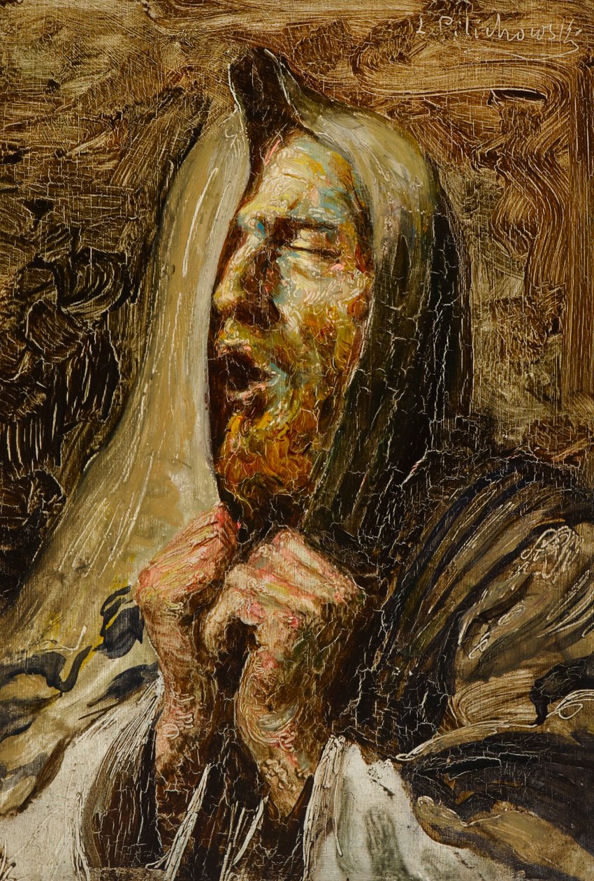 Slyš, Izraeli (olej na desce) od Leopold Pilichowski