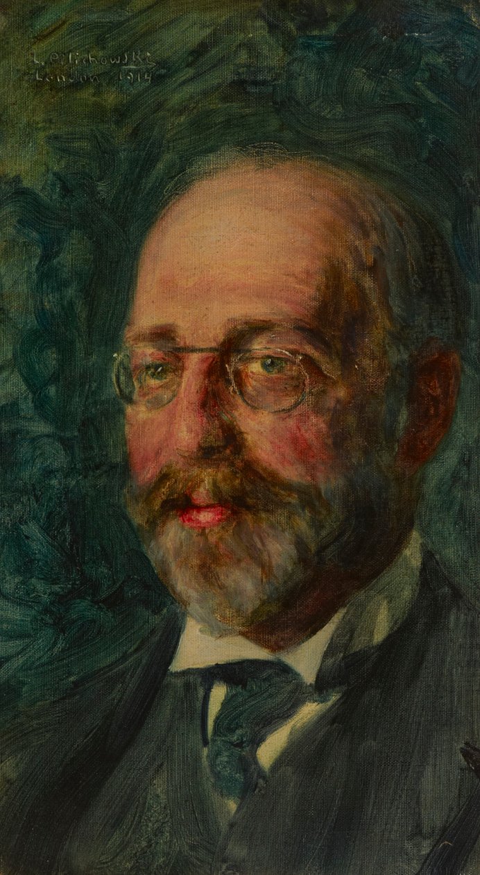 Portrét Elkana Adlera od Leopold Pilichowski