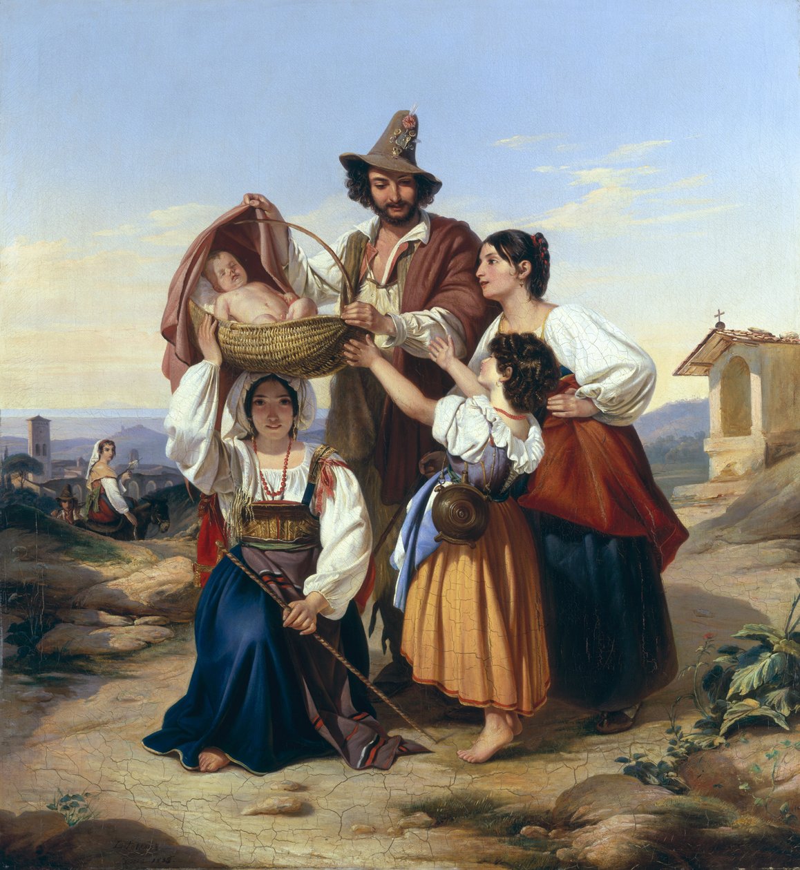 Italský pastevec, 1835 od Leopold Pollak