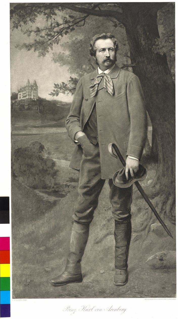 Karel kníže a vévoda Arenberg od Leopold Stephan (after) Horovitz