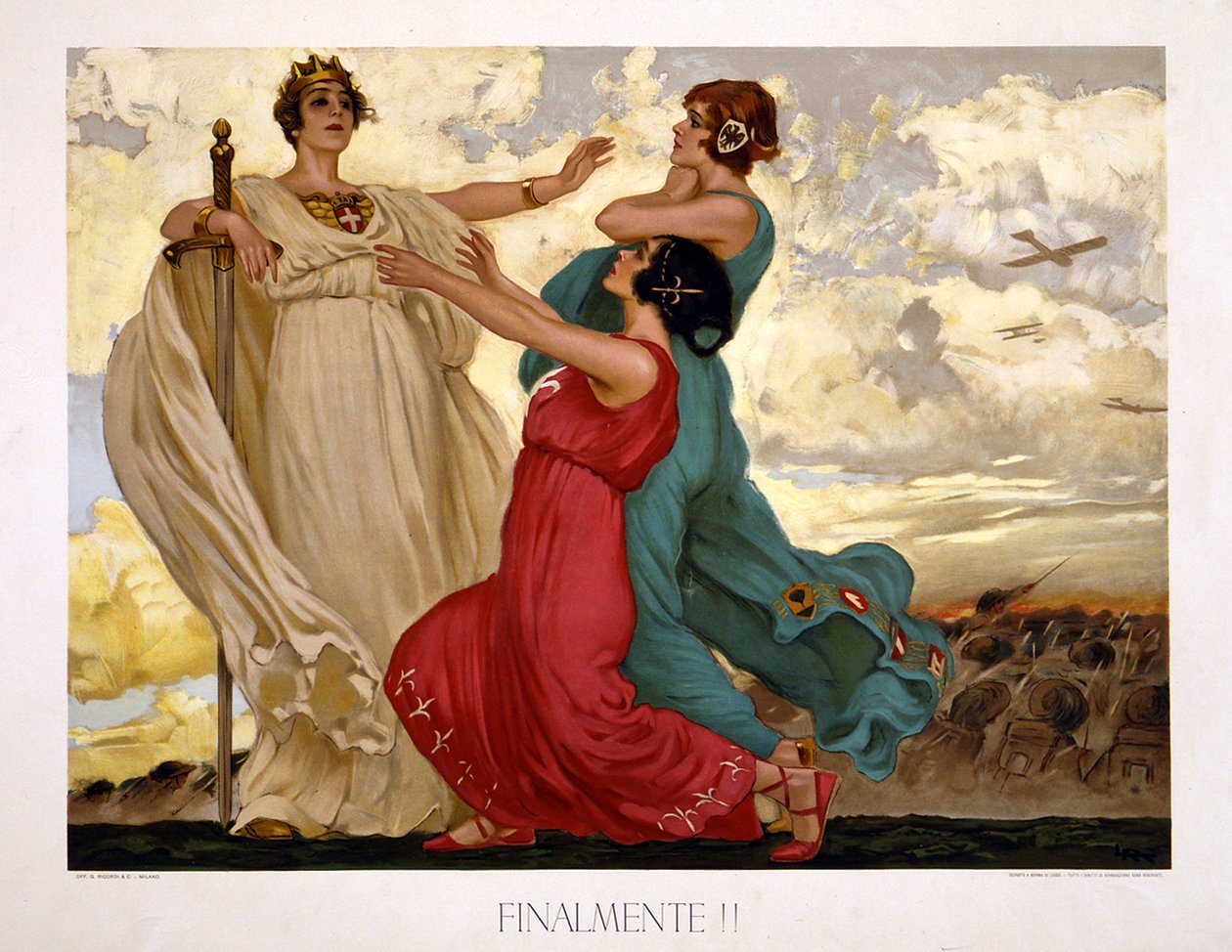 Konečně!, 1918 od Leopoldo Metlicovich