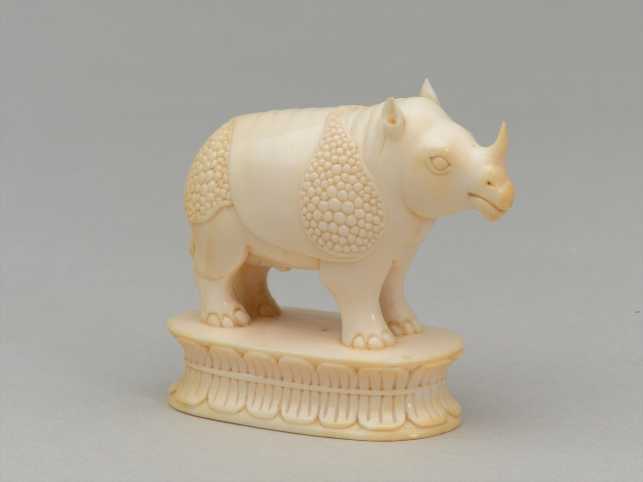 Bílý biskup, šachová figurka, Indie, circa 1820 od Leopoldo Metlicovich