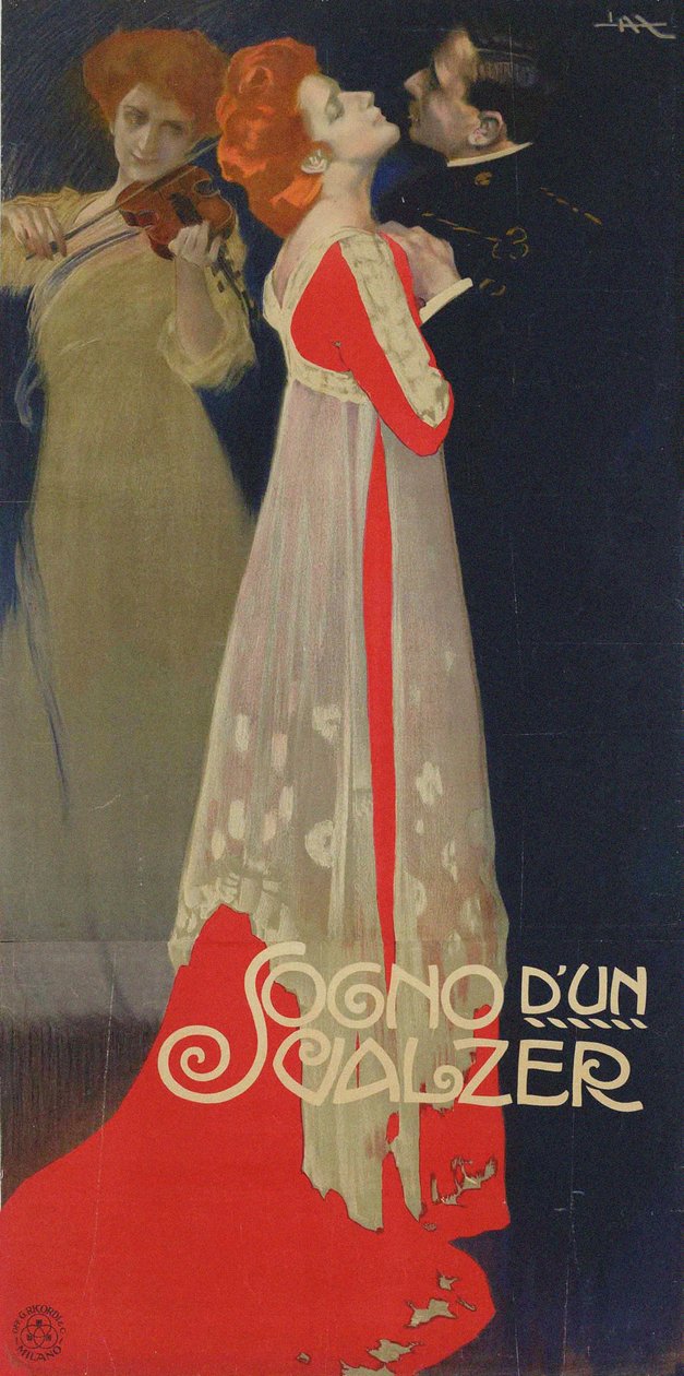 Sen o valčíku, 1910. od Leopoldo Metlicovitz