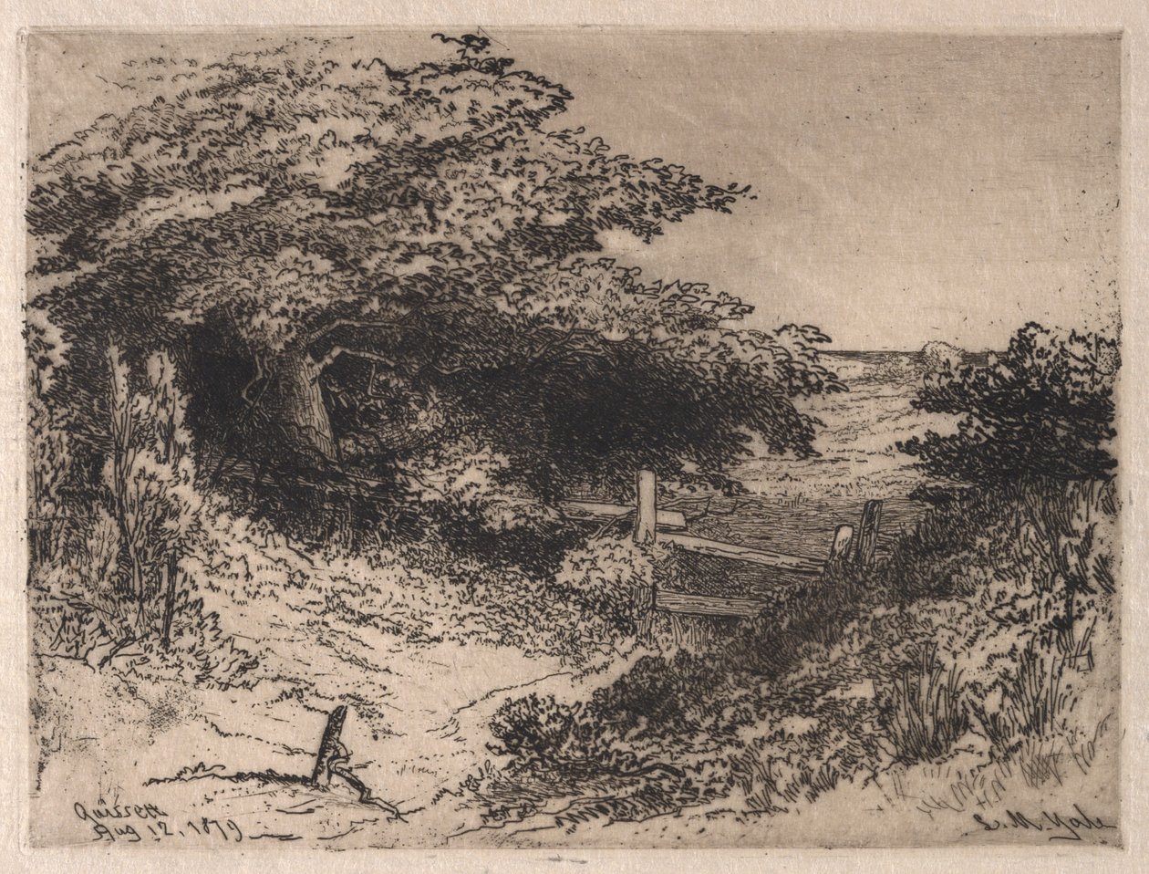 Quissett, Barnstable County, Massachusetts, 1879. od Leroy Milton Yale