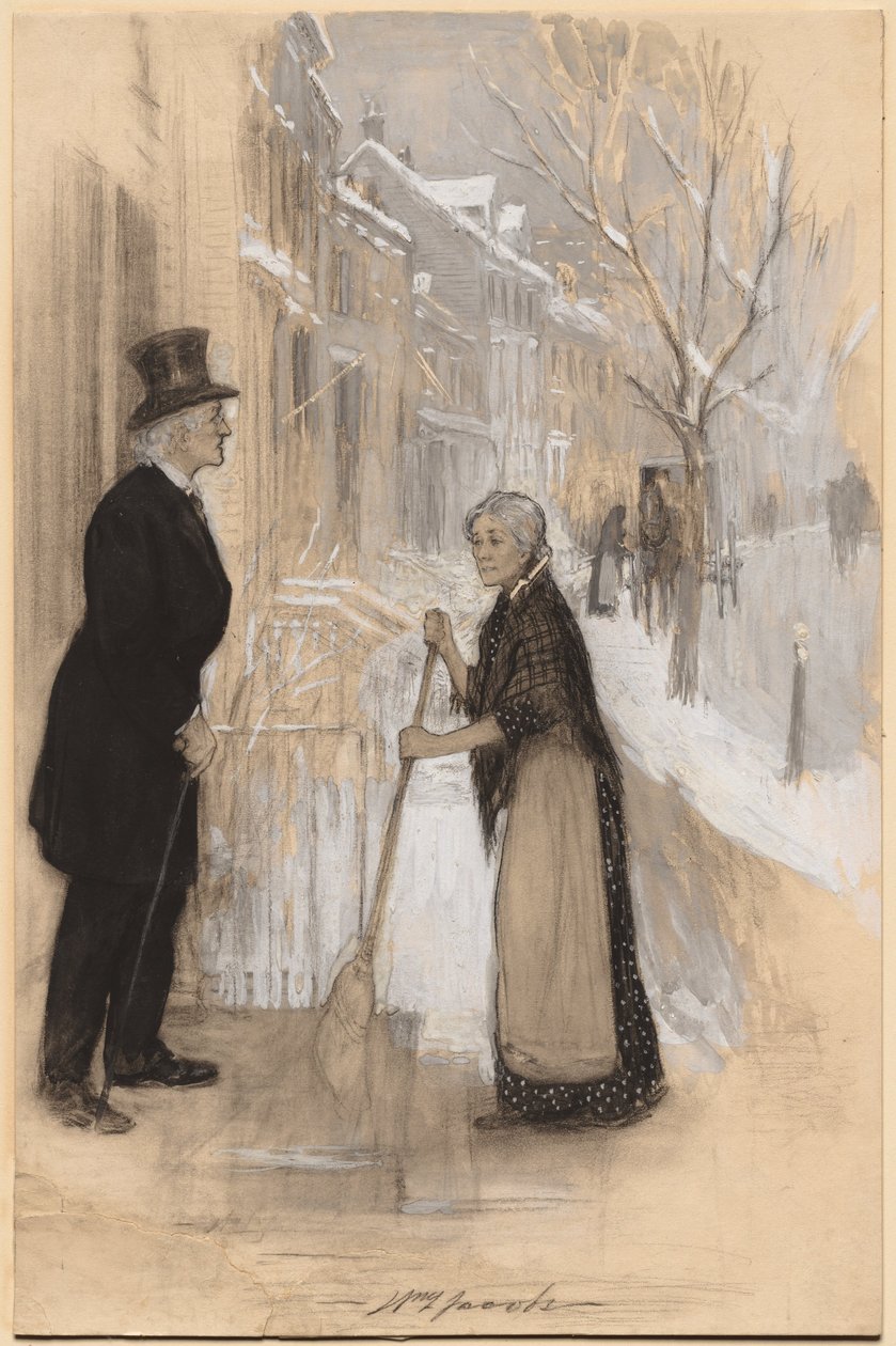 Náčrt pro ilustraci „Not Honorably Discharged“ od Leroy William Jacobs