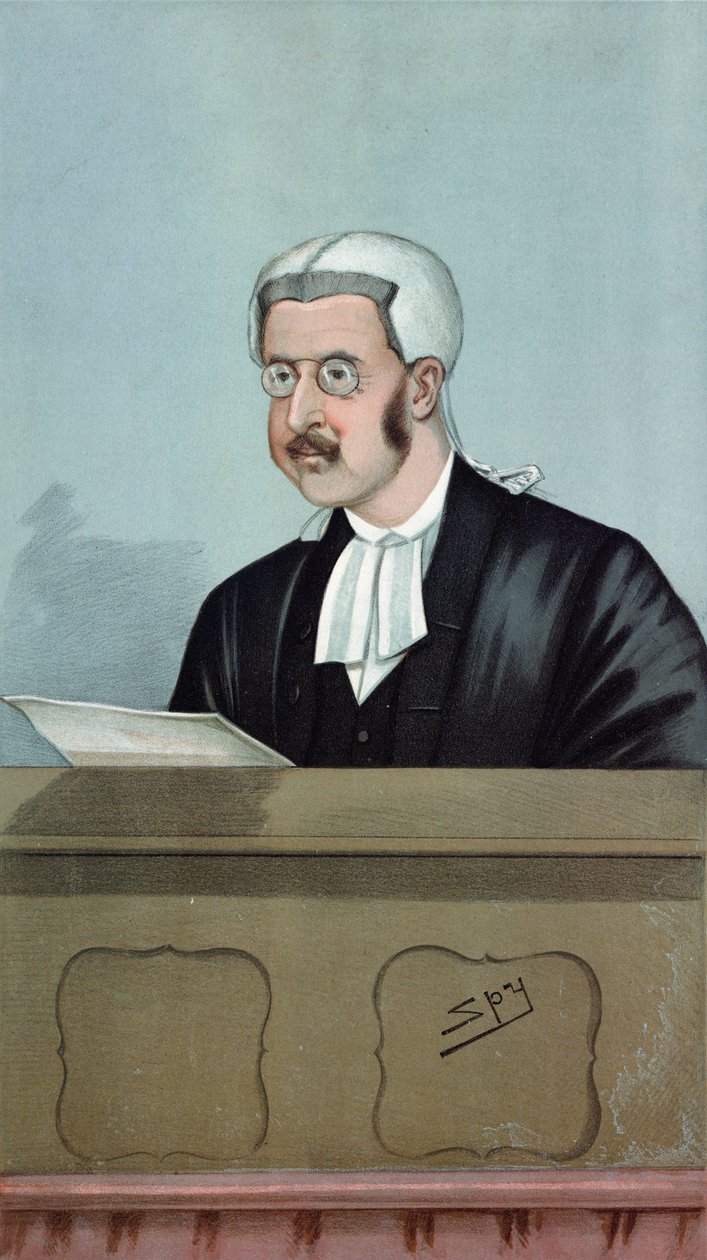 Soudní církevní hodnostář, z časopisu Vanity Fair, 24. listopadu 1898 od Leslie Matthew Ward