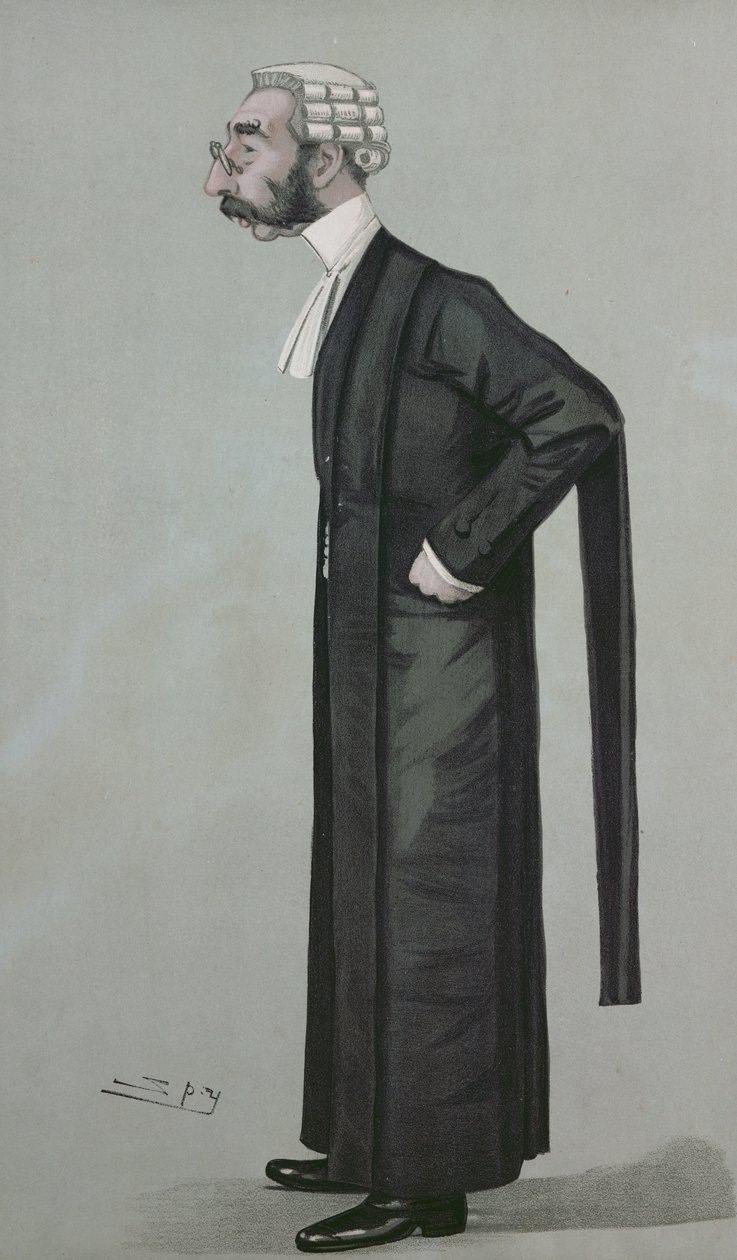 Sportovní právník, z „Vanity Fair“, 17. března 1898 od Leslie Matthew Ward