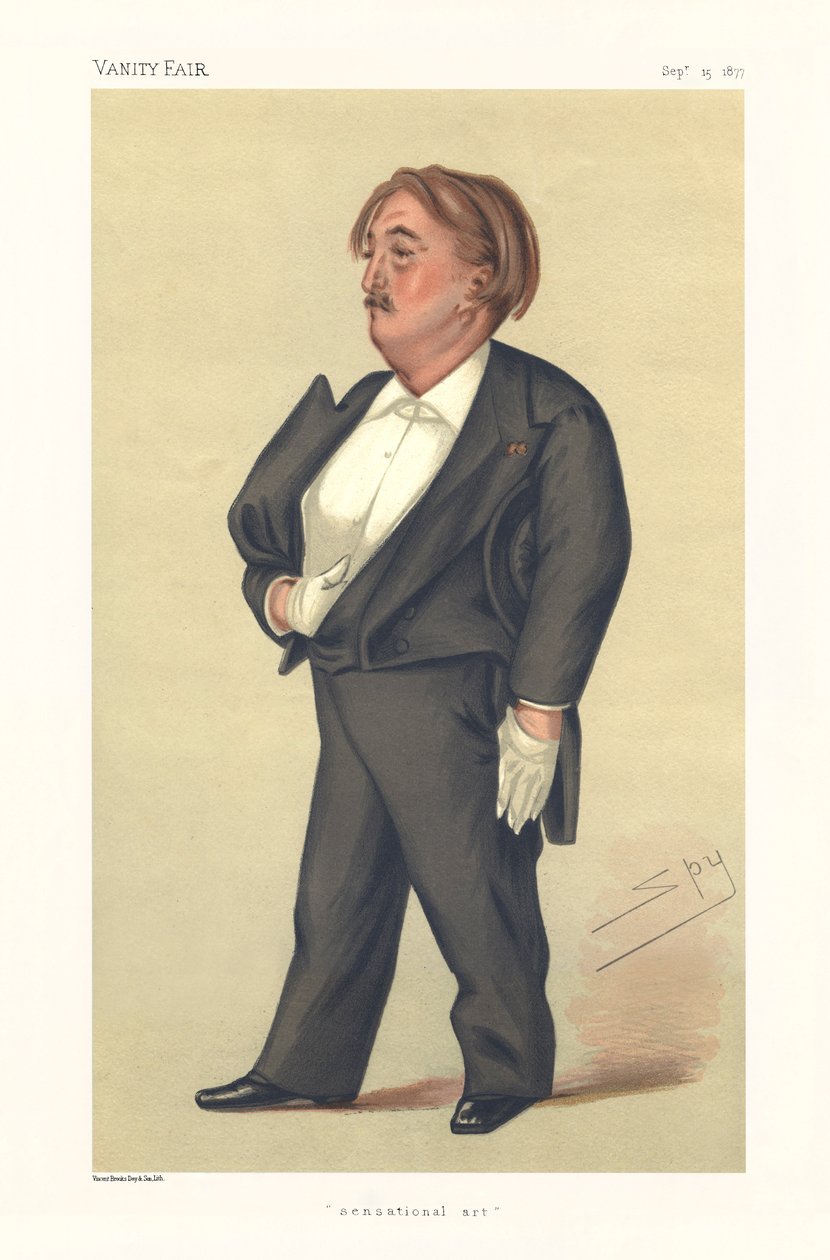 Paul Gustave Doré - portrét od Leslie Matthew (1851 1922) Ward