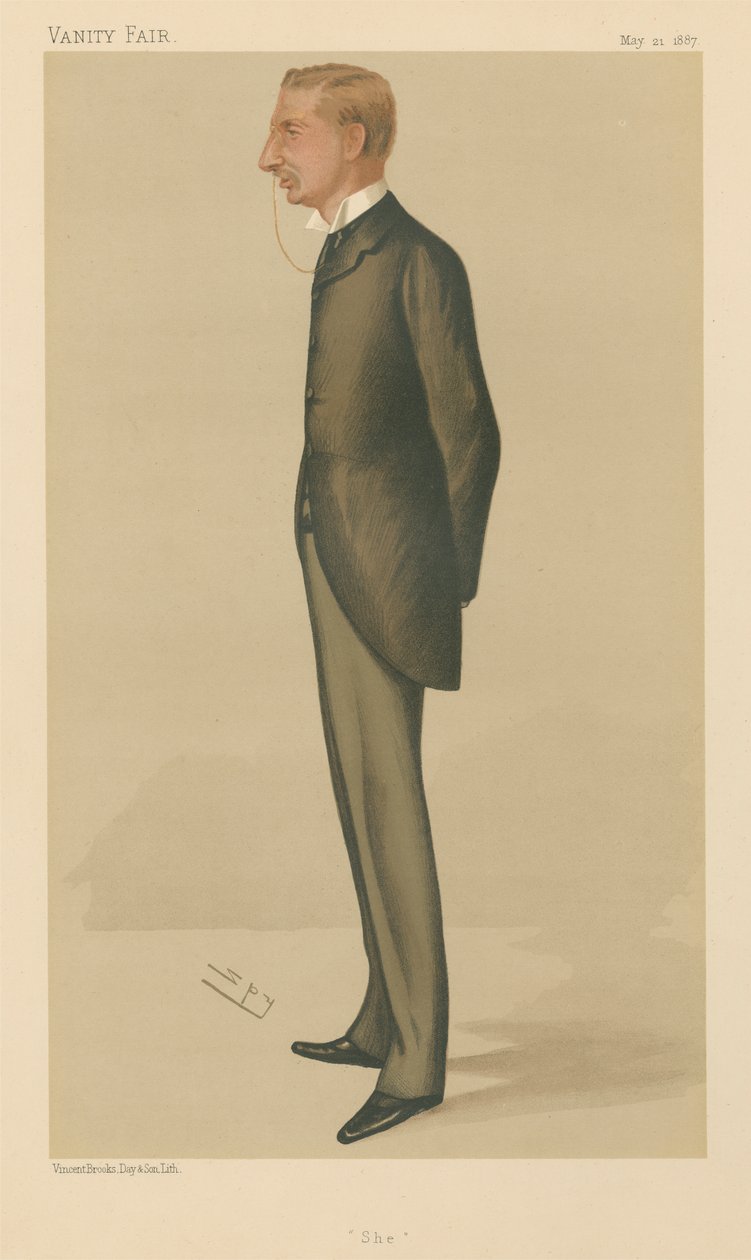 Ona, Henry Rider Haggard (seriál Vanity Fair) od Leslie Matthew Spy Ward