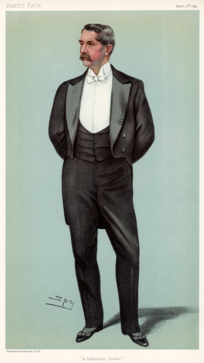 Diplomatický bratranec Henry White, americký diplomat, 1899. od Leslie Matthew Ward