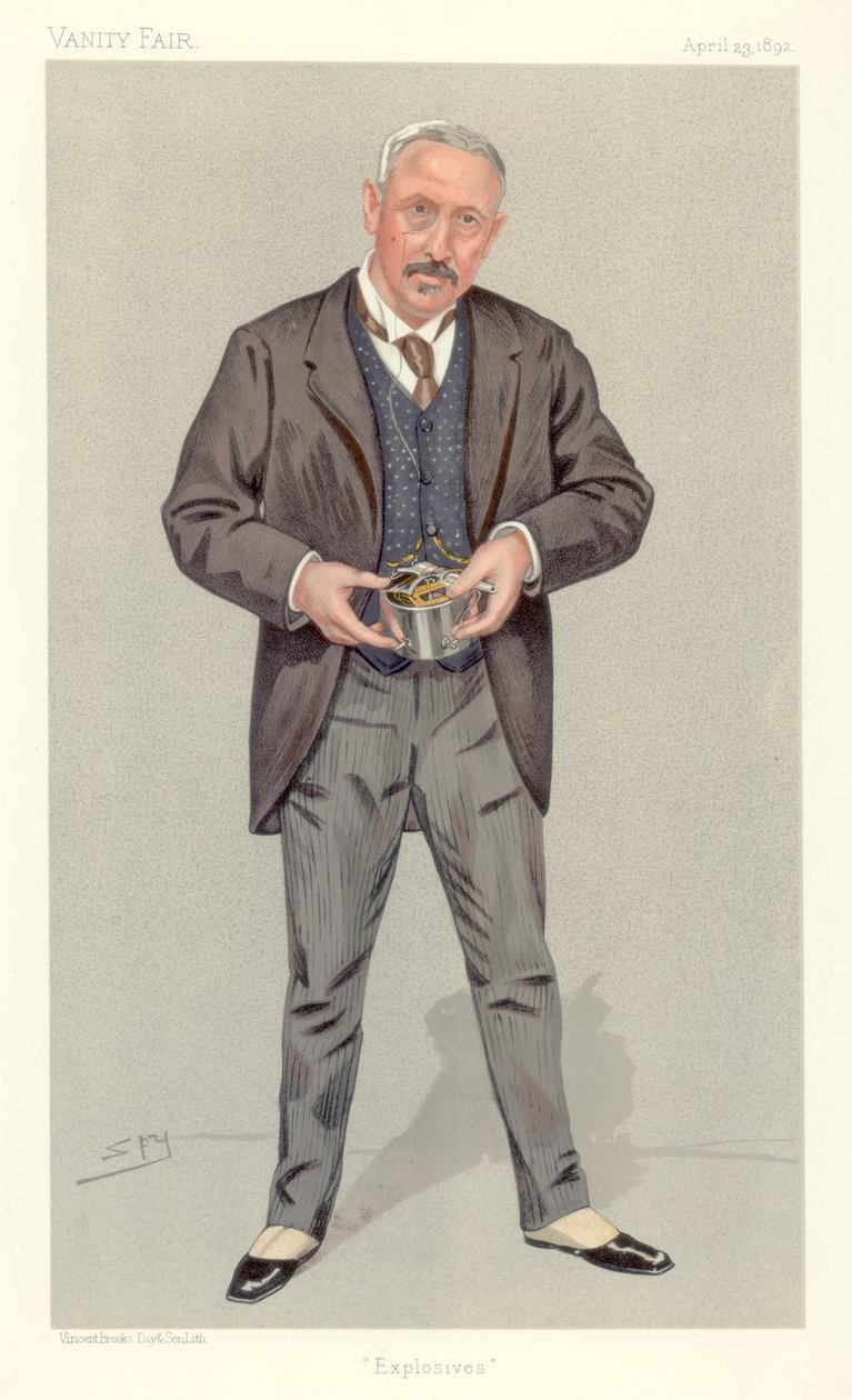 Plukovník Vivian Dering Majendie, vrchní inspektor výbušnin, 1892. od Leslie Matthew Ward