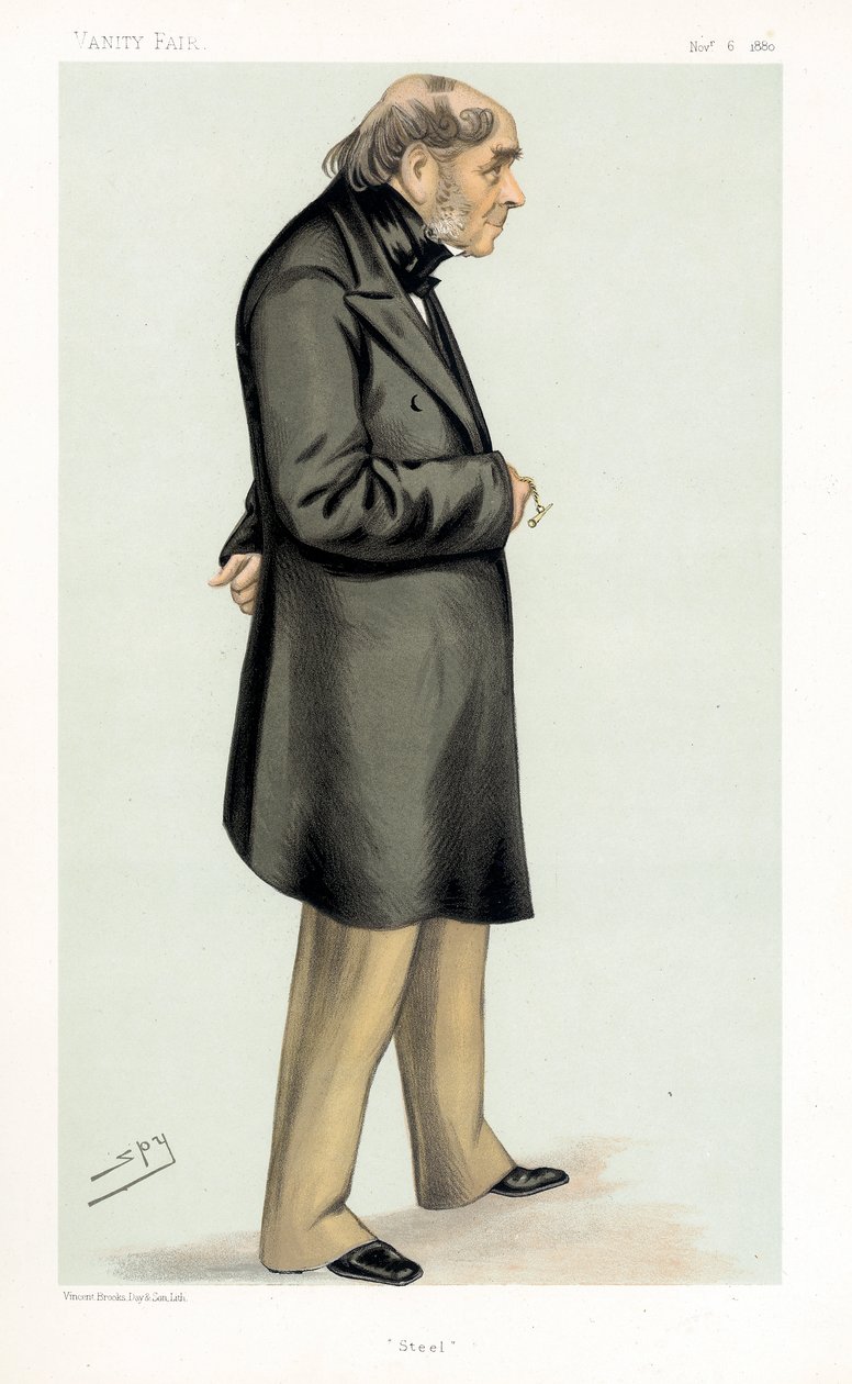 Henry Bessemer , britský inženýr, vynálezce a průmyslník, 1880 od Leslie Matthew Ward