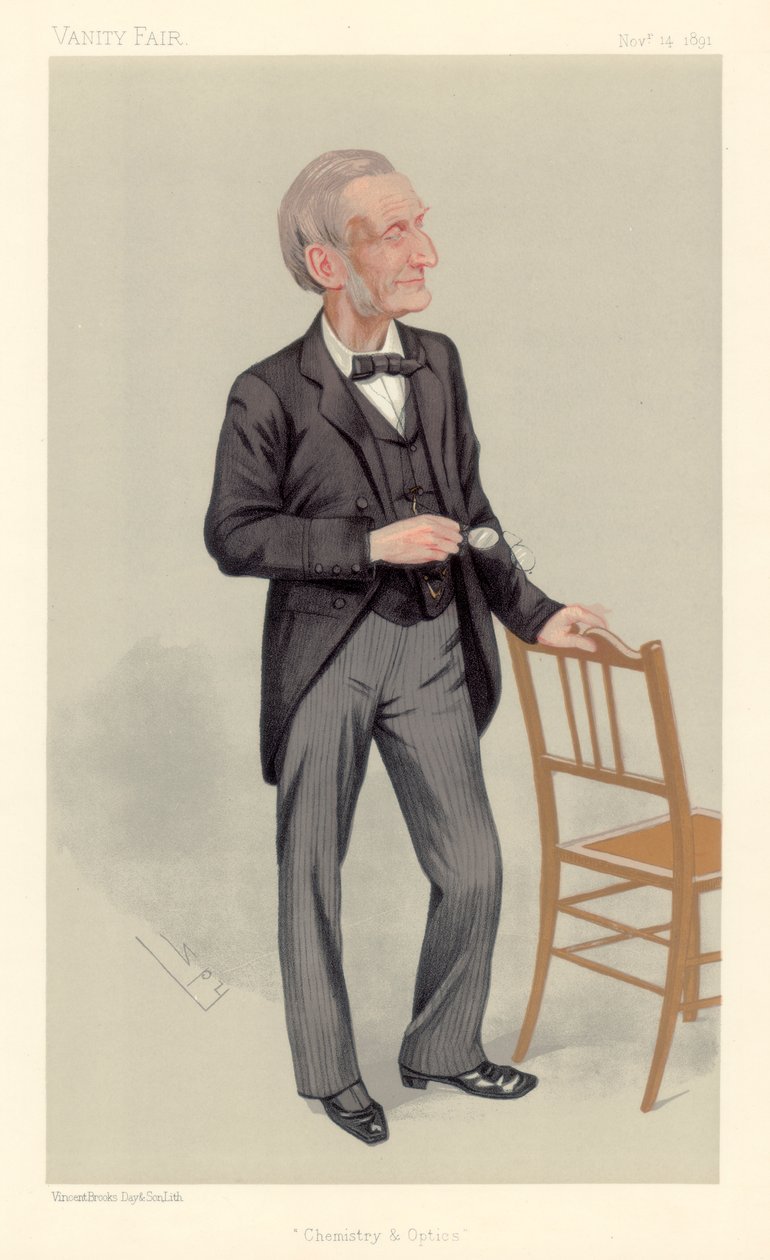 John Hall Gladstone, anglický chemik, 1891 od Leslie Matthew Ward