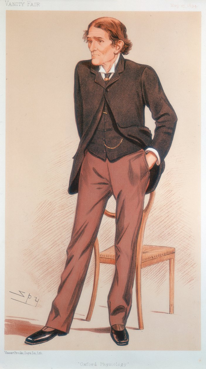 John Scott Burdon-Sanderson , britský fyziolog, 1894 od Leslie Matthew Ward