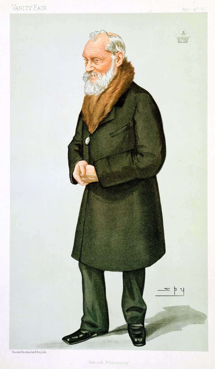 Lord Kelvin , skotský fyzik a matematik, 1897 od Leslie Matthew Ward