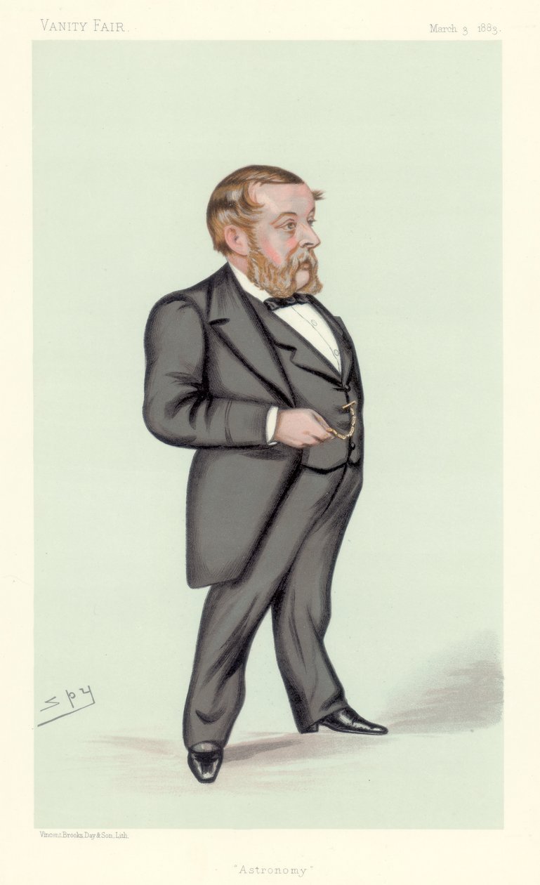 Richard Anthony Proctor , anglický astronom, matematik a populárně vědecký spisovatel, 1883 od Leslie Matthew Ward