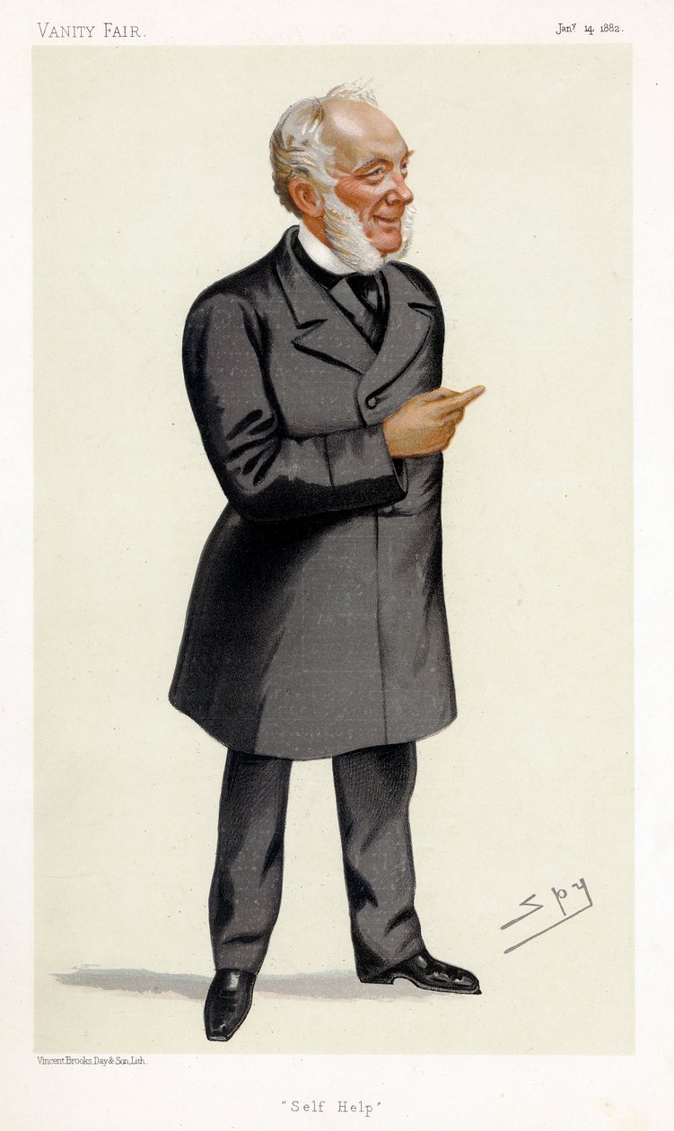 Samuel Smiles , skotský spisovatel, lékař, chirurg a sociální reformátor, 1882 od Leslie Matthew Ward