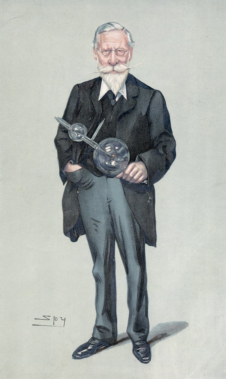 Sir William Crookes, anglický fyzik a chemik, c 1900s od Leslie Matthew Ward