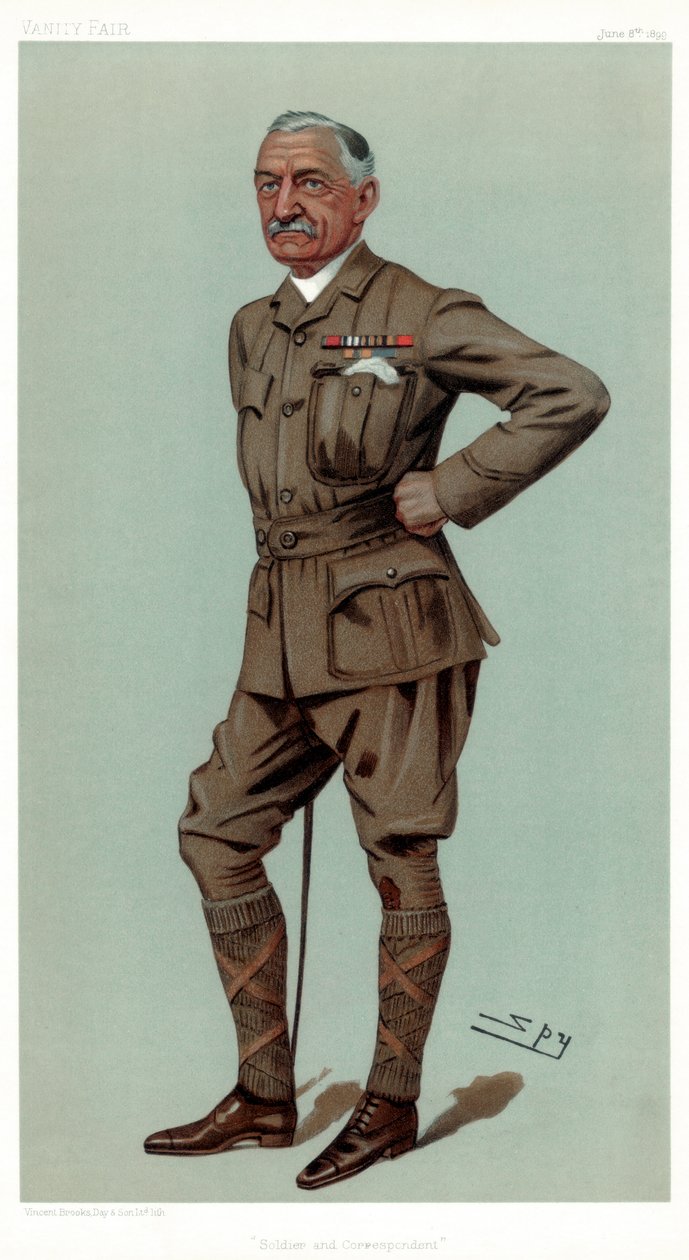 Voják a korespondent, plukovník Francis William Rhodes DSO, 1899. od Leslie Matthew Ward