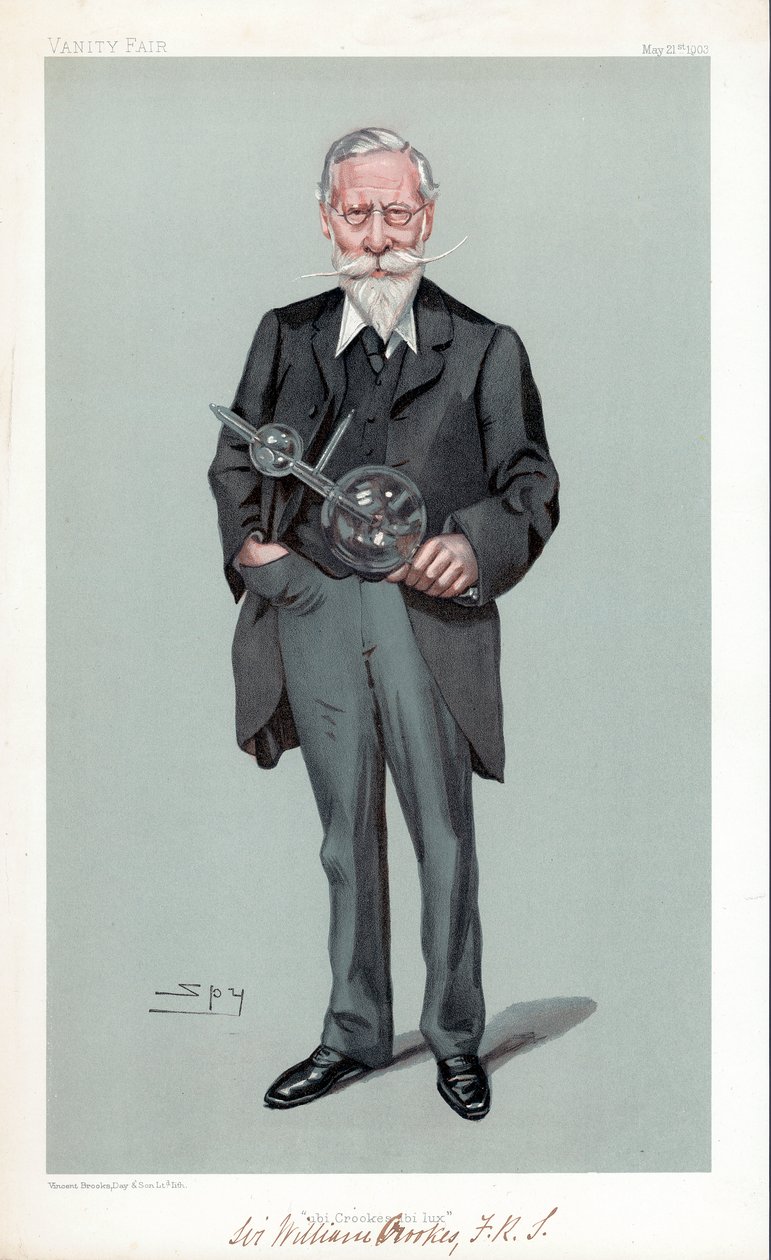 William Crookes , britský fyzik a chemik, 1903 od Leslie Matthew Ward