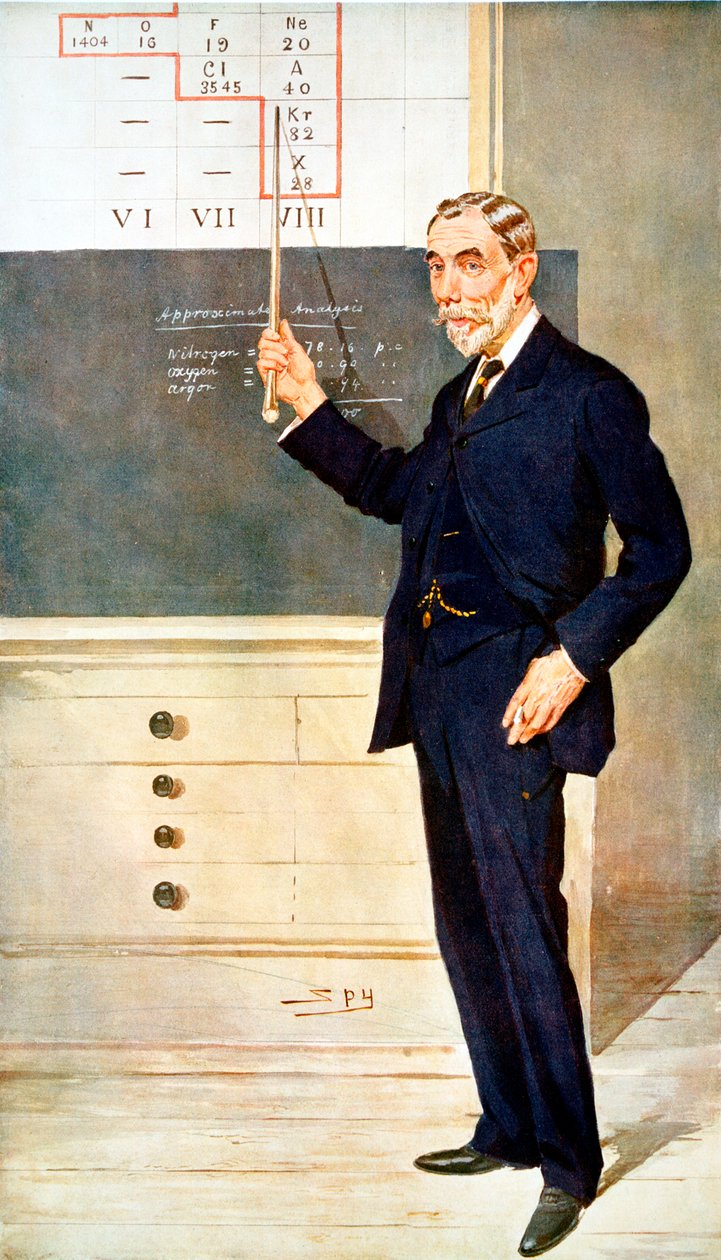 William Ramsay, skotský chemik, 1908 od Leslie Matthew Ward