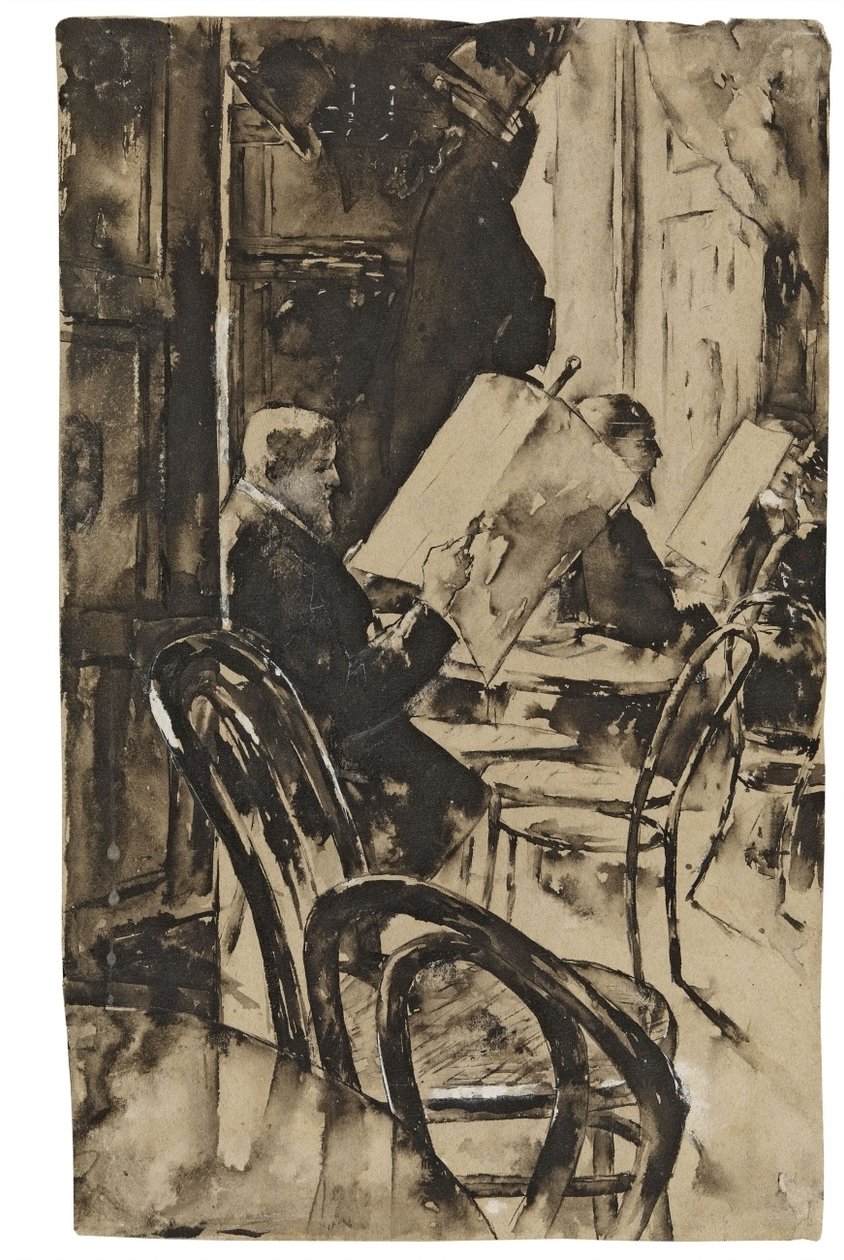V kavárně farmáři od Lesser Ury