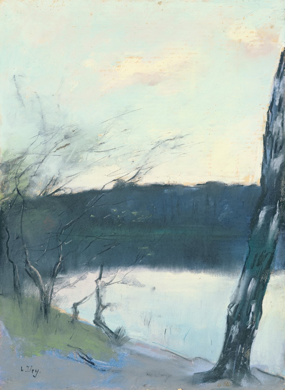 Krajina (pastel na plátně) od Lesser Ury
