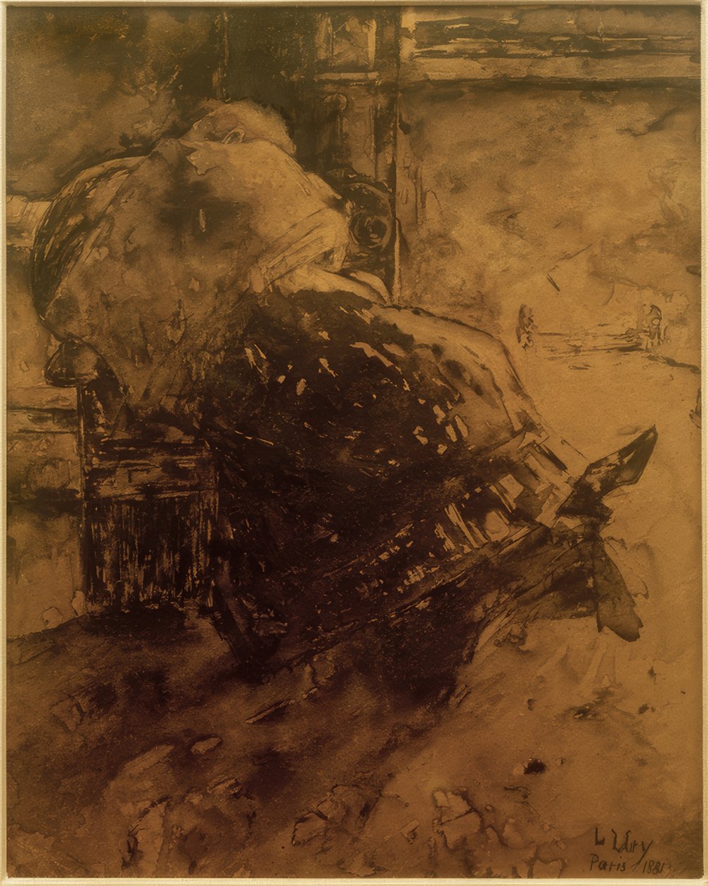 Žena u krbu od Lesser Ury