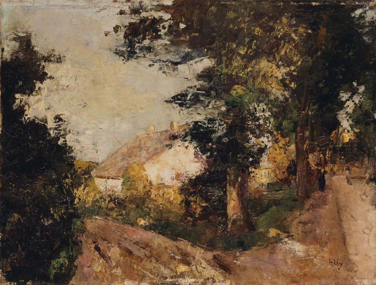Vesnice, 1885-1890 od Lesser Ury
