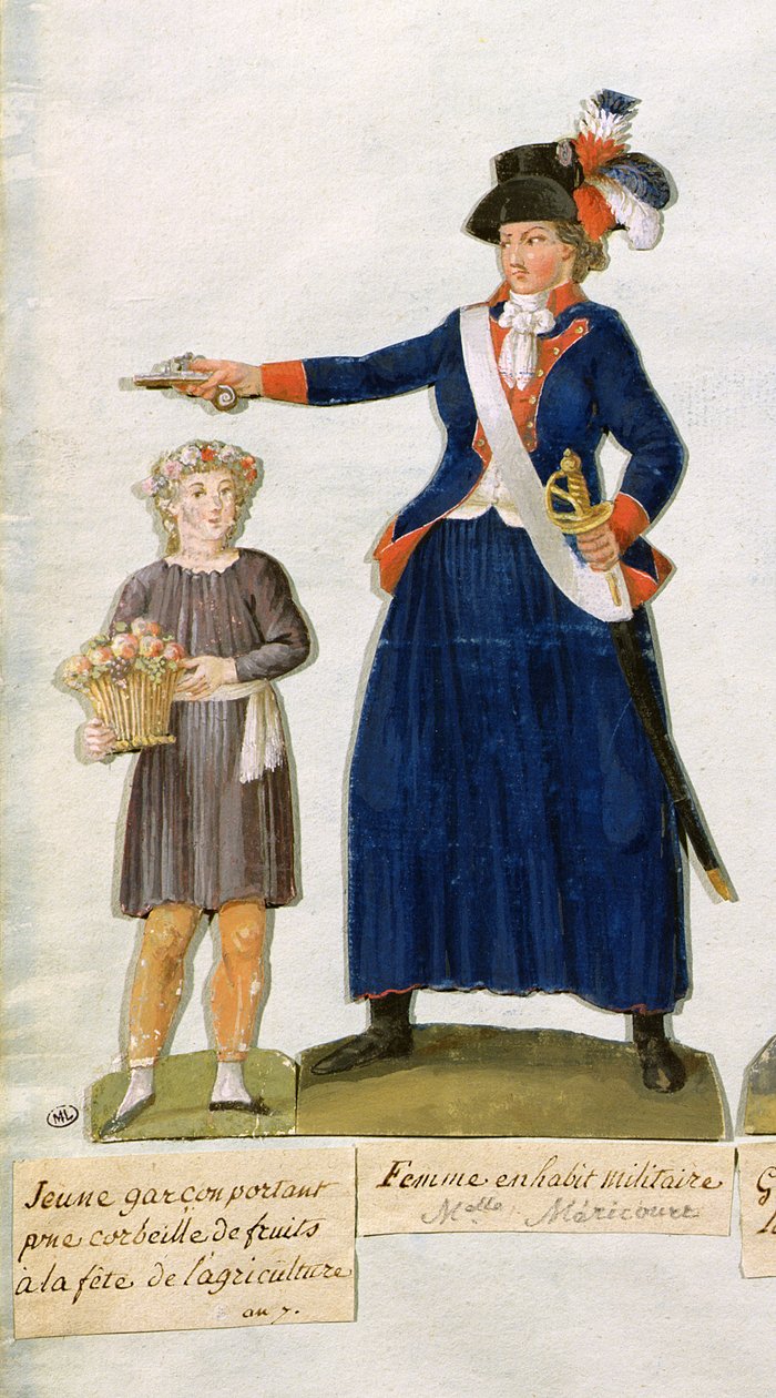 Theroigne de Mericourt (1762-1817) (detail 247710) od Lesueur Brothers