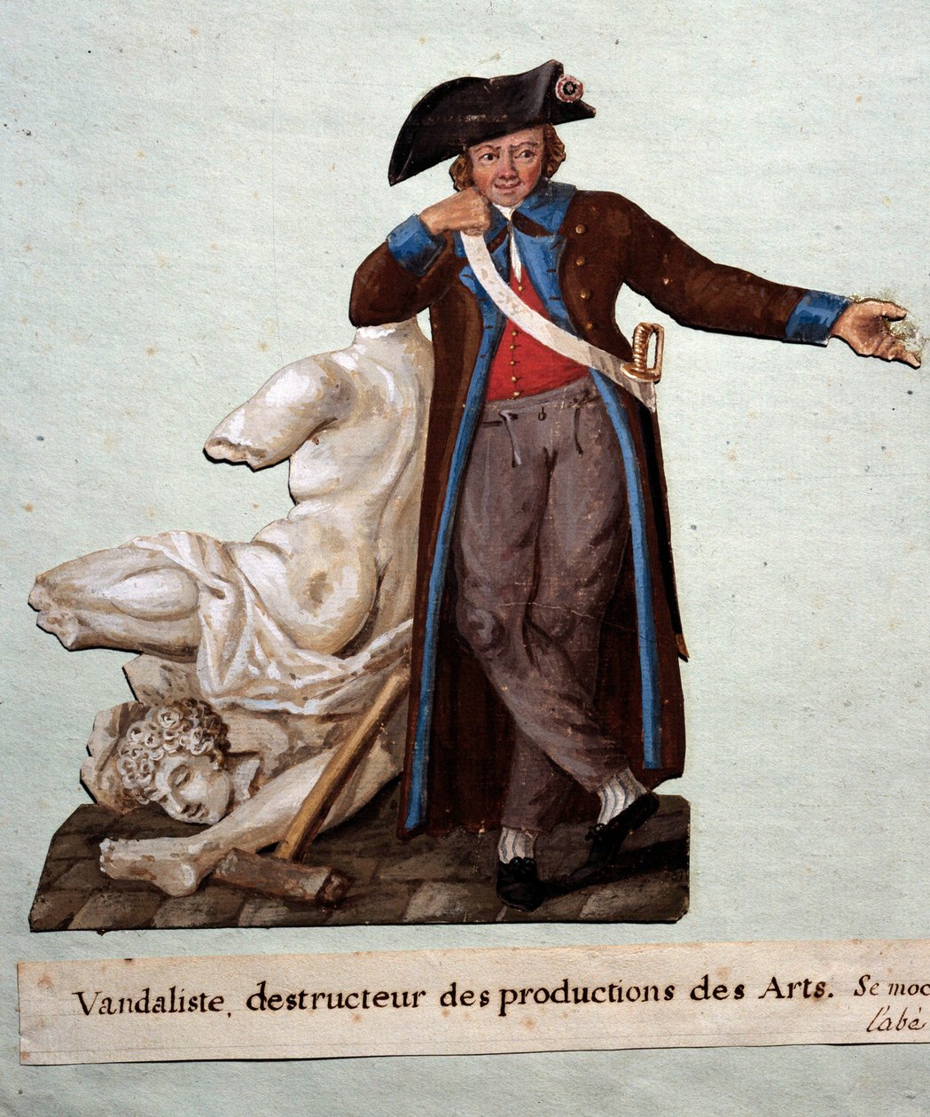 Francouzská revoluce: „vandalista, ničitel uměleckých děl““. Kvaš bratří Lesueurů (18. století), Muzeum Carnavalet, Paříž od Lesueur Brothers