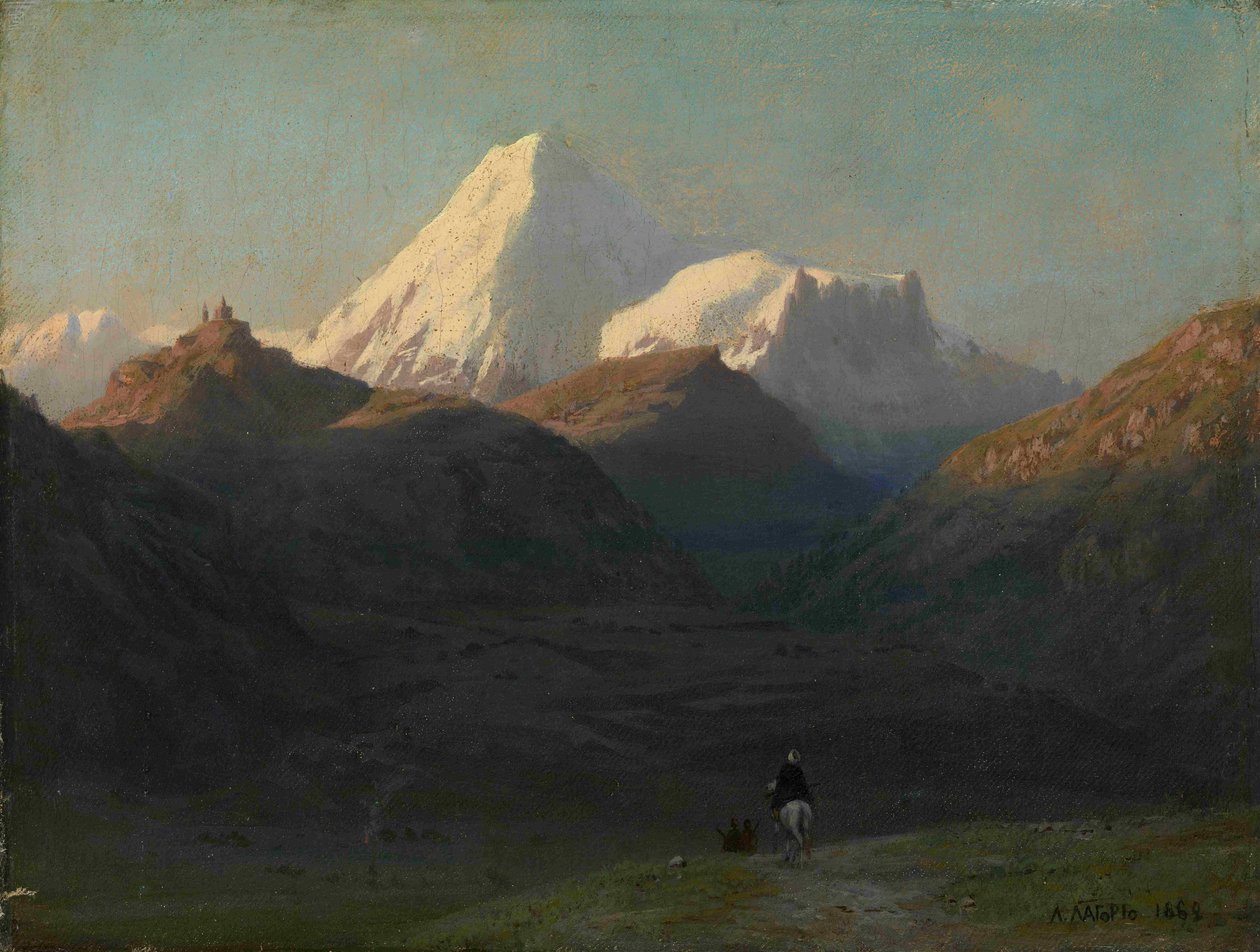 Horská krajina, 1868 od Lev Felixovich Lagorio