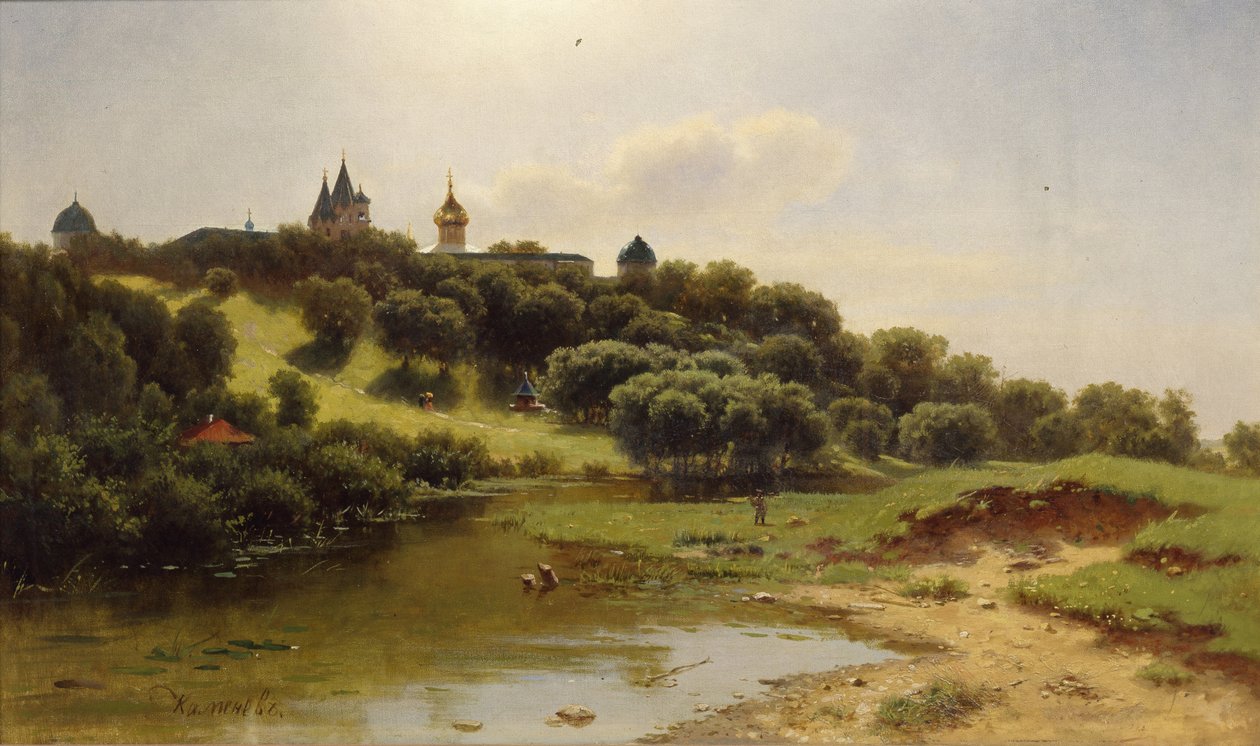 Savvino-Storozhevsky klášter poblíž Zvenigorod, 1860 od Lev Lyvovich Kamenev
